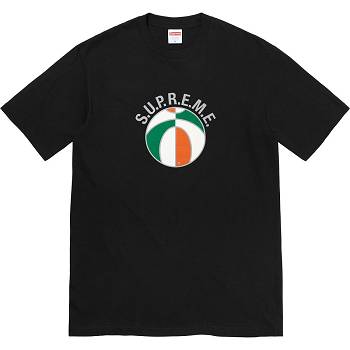 Black Supreme League Tee T Shirts | AU241XF