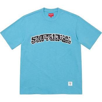 Blue Supreme Block Arc S/S Top Sweaters | AU341JJ