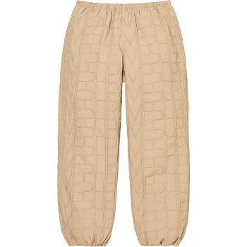 Brown Supreme Repeat Stitch Track Pant Pants | AU408YU
