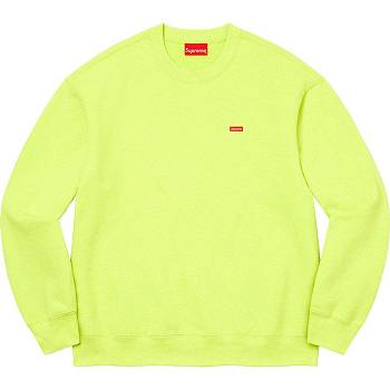 Green Supreme Small Box Crewneck Sweatshirts | AU291LH