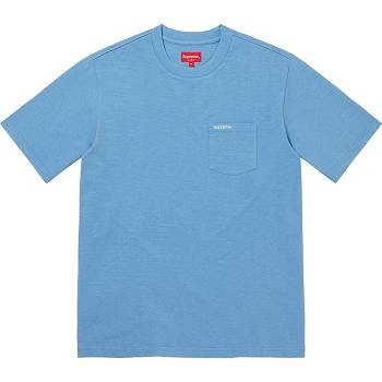 Turquoise Supreme S/S Pocket Tee Sweaters | AU326WY