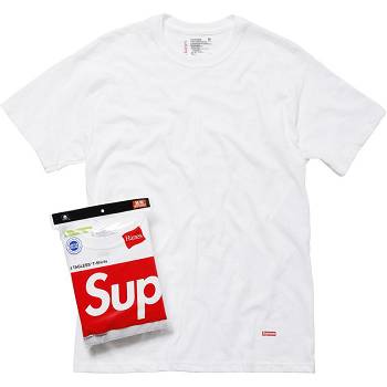 White Supreme Hanes® Tagless Tees (3 Pack) Accessories | AU200YU